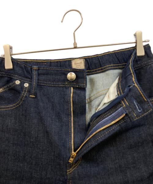 YANUK（ヤヌーク）YANUK (ヤヌーク) ワイドデニムパンツ インディゴ サイズ:Sの古着・服飾アイテム