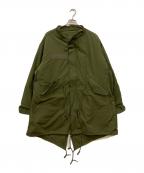 HOUSTONヒューストン）の古着「ライナー付ミリタリージャケット」｜グリーン
