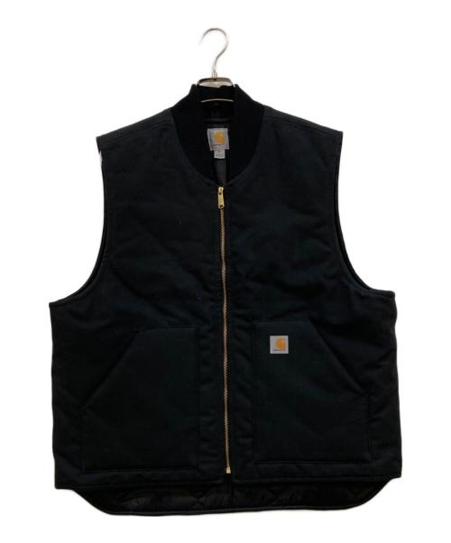 CarHartt（カーハート）CarHartt (カーハート) DUCK VEST ブラック サイズ:XLの古着・服飾アイテム