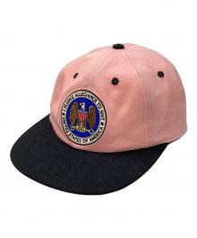 SUPREME（シュプリーム）の古着「Pledge Allegiance 6-Panel キャップ」｜ピンク