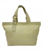 OLD COACHオールドコーチ）の古着「レザートートバッグ」｜グリーン