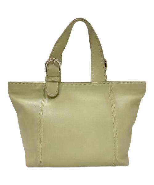 OLD COACH（オールドコーチ）OLD COACH (オールドコーチ) レザートートバッグ グリーンの古着・服飾アイテム