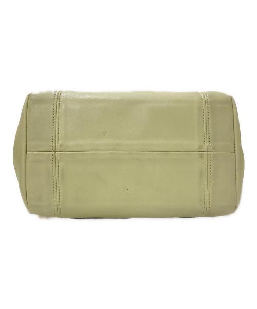 OLD COACH（オールドコーチ）OLD COACH (オールドコーチ) レザートートバッグ グリーンの古着・服飾アイテム