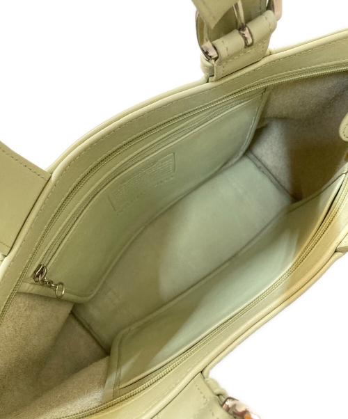 OLD COACH（オールドコーチ）OLD COACH (オールドコーチ) レザートートバッグ グリーンの古着・服飾アイテム