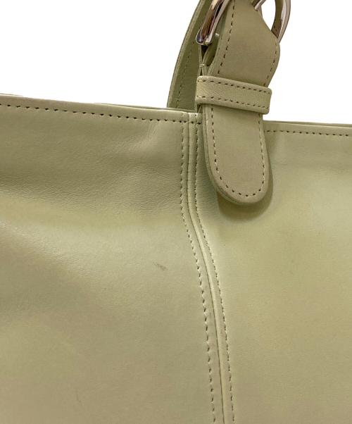 OLD COACH（オールドコーチ）OLD COACH (オールドコーチ) レザートートバッグ グリーンの古着・服飾アイテム