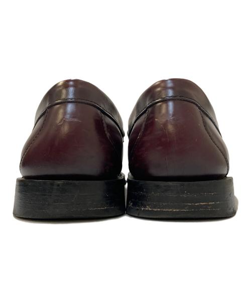 G.H.BASS（ジーエイチバス）G.H.BASS (ジーエイチバス) 11010H LARSON コインローファー ワインレッド サイズ:42の古着・服飾アイテム