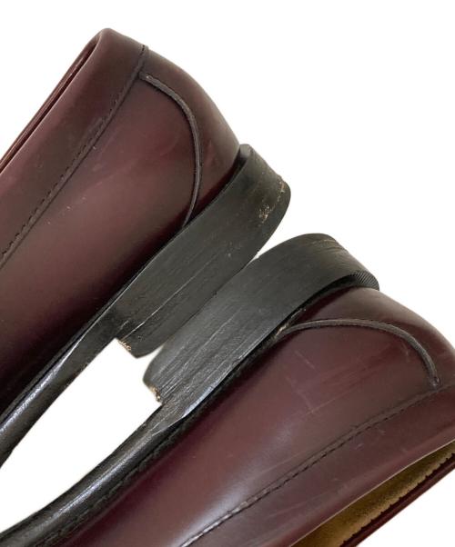 G.H.BASS（ジーエイチバス）G.H.BASS (ジーエイチバス) 11010H LARSON コインローファー ワインレッド サイズ:42の古着・服飾アイテム