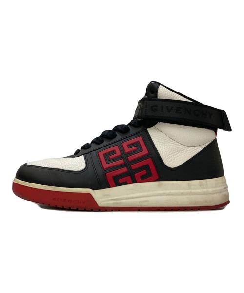 GIVENCHY（ジバンシィ）GIVENCHY (ジバンシィ) G4 HIGH-TOP SNEAKER ブラック×ホワイト サイズ:42の古着・服飾アイテム