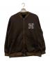YOIDORE（ヨイドレ）の古着「リバーシブルベロアスカジャン」｜ブラウン