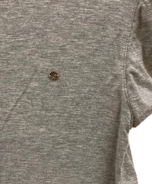 GUCCI（グッチ）GUCCI (グッチ) GGチャーム チビカットソー グレー サイズ:12の古着・服飾アイテム