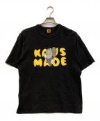 HUMAN MADE×KAWSヒューマンメイド×カウズ）の古着「プリントTシャツ」｜ブラック