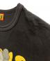 中古・古着 HUMAN MADE (ヒューマンメイド) KAWS (カウズ) プリントTシャツ ブラック サイズ:L：9000円