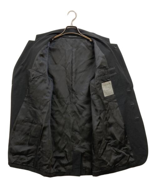 Yohji Yamamoto pour homme（ヨウジヤマモト プールオム）Yohji Yamamoto pour homme (ヨウジヤマモト プールオム) 左二重ラペル3BJK ジャケット ブラック サイズ:3の古着・服飾アイテム