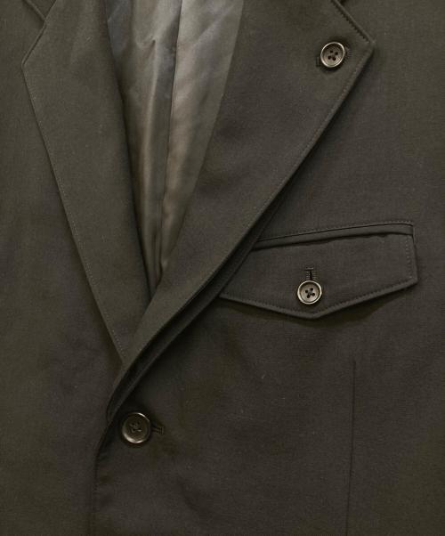 Yohji Yamamoto pour homme（ヨウジヤマモト プールオム）Yohji Yamamoto pour homme (ヨウジヤマモト プールオム) 左二重ラペル3BJK ジャケット ブラック サイズ:3の古着・服飾アイテム