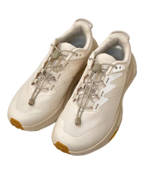 HOKAONEONE（ホカオネオネ）HOKAONEONE (ホカオネオネ) トランスポートワイド ハイキングシューズ アイボリー サイズ:23.5㎝の古着・服飾アイテム