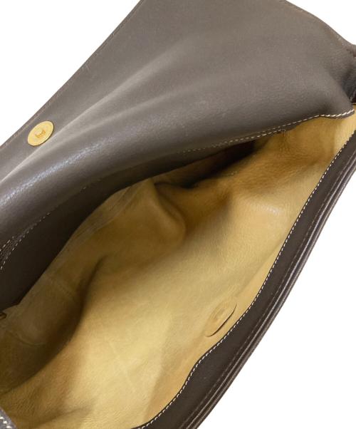 LOEWE（ロエベ）LOEWE (ロエベ) アナグラム スウェード切替 ワンショルダーバッグ ブラウンの古着・服飾アイテム