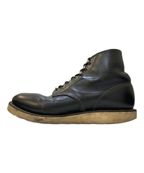 RED WING（レッドウィング）RED WING (レッドウィング) クラシックラウンド/ワークブーツ ブラック サイズ:US8の古着・服飾アイテム