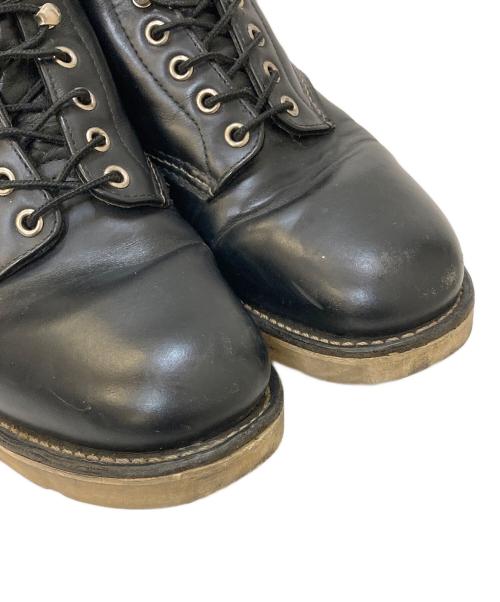 RED WING（レッドウィング）RED WING (レッドウィング) クラシックラウンド/ワークブーツ ブラック サイズ:US8の古着・服飾アイテム