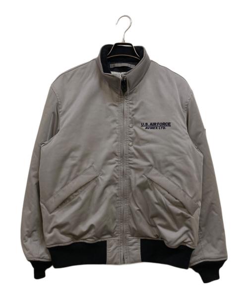 AVIREX（アヴィレックス）AVIREX (アヴィレックス) ステンシルジャケット グレー サイズ:Ｌの古着・服飾アイテム