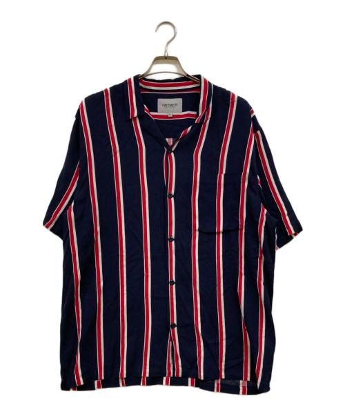 CarHartt（カーハート）CarHartt (カーハート) gelder stripe mizar ネイビー×レッド サイズ:XL 未使用品の古着・服飾アイテム
