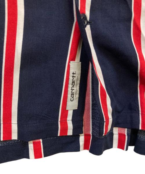 CarHartt（カーハート）CarHartt (カーハート) gelder stripe mizar ネイビー×レッド サイズ:XL 未使用品の古着・服飾アイテム