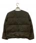 Gymphlex (ジムフレックス) ノーカラーダウンジャケット オリーブ サイズ:12：9000円