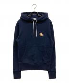 maison kitsuneメゾンキツネ）の古着「プルオーバーパーカー」｜ネイビー