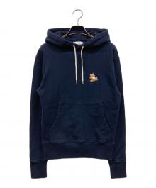 maison kitsune（メゾンキツネ）の古着「プルオーバーパーカー」｜ネイビー