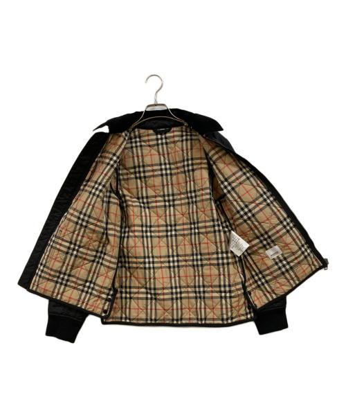 BURBERRY（バーバリー）BURBERRY (バーバリー) 裏地ノバチェック キルティングジャケット ブラック サイズ:キッズ規格 12Y(152㎝)の古着・服飾アイテム