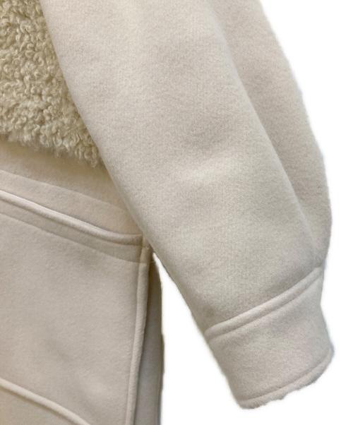 HYKE（ハイク）HYKE (ハイク) DOUBLE FACE FAUX SHEARLING DUFFEL COAT アイボリー サイズ:下記参照の古着・服飾アイテム