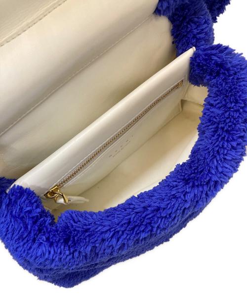 MARNI（マルニ）MARNI (マルニ) TERRY PRISMA SMALL BAG ブルーの古着・服飾アイテム