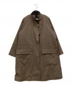 MHLエムエイチエル）の古着「PROOFED COTTON CANVAS COAT」｜ブラウン