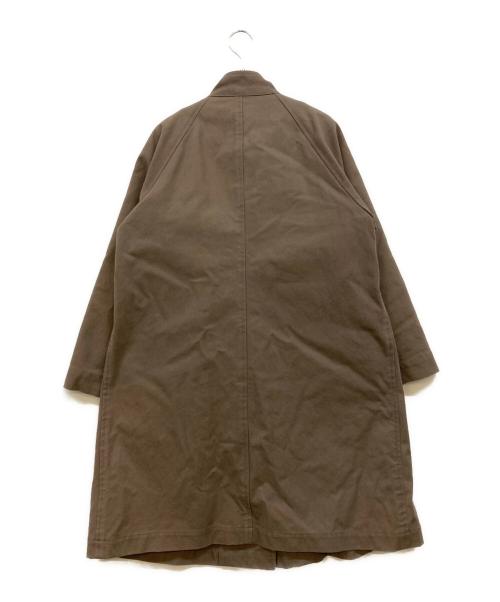 MHL（エムエイチエル）MHL (エムエイチエル) PROOFED COTTON CANVAS COAT ブラウン サイズ:1の古着・服飾アイテム