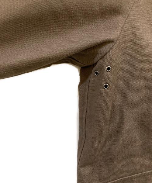 MHL（エムエイチエル）MHL (エムエイチエル) PROOFED COTTON CANVAS COAT ブラウン サイズ:1の古着・服飾アイテム