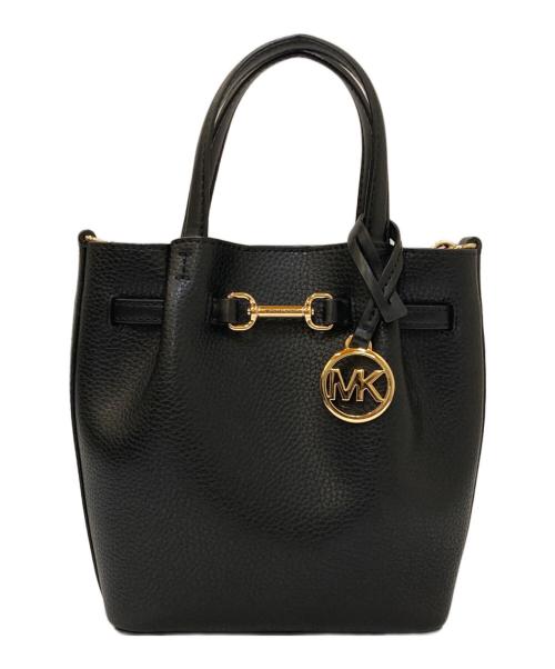 MICHAEL KORS（マイケル・コース）MICHAEL KORS (マイケル・コース) CARSON NS クロスボディスモール バッグ ブラックの古着・服飾アイテム