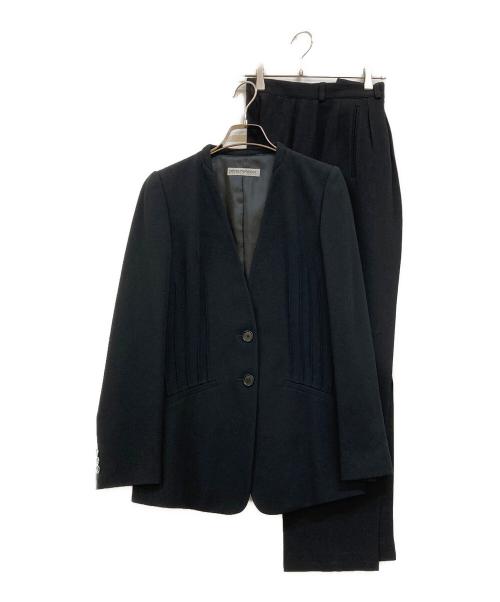 EMPORIO ARMANI（エンポリオ アルマーニ）EMPORIO ARMANI (エンポリオ アルマーニ) セットアップスーツ ブラック サイズ:38の古着・服飾アイテム