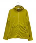 MAMMUTマムート）の古着「MACUN 2.0 SO HOODED JACKET」｜イエロー