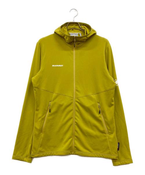 MAMMUT（マムート）MAMMUT (マムート) MACUN 2.0 SO HOODED JACKET イエロー サイズ:XLの古着・服飾アイテム