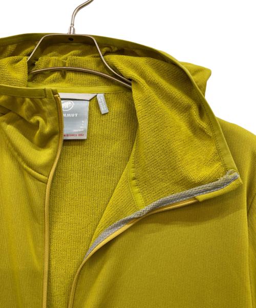 MAMMUT（マムート）MAMMUT (マムート) MACUN 2.0 SO HOODED JACKET イエロー サイズ:XLの古着・服飾アイテム