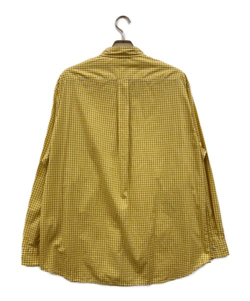 STEVEN ALAN（スティーブンアラン）STEVEN ALAN (スティーブンアラン) リバティ ギンガムチェック リバースシーム シャツ イエロー×ホワイト サイズ:Lの古着・服飾アイテム