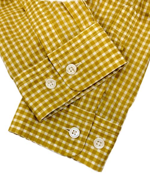 STEVEN ALAN（スティーブンアラン）STEVEN ALAN (スティーブンアラン) リバティ ギンガムチェック リバースシーム シャツ イエロー×ホワイト サイズ:Lの古着・服飾アイテム