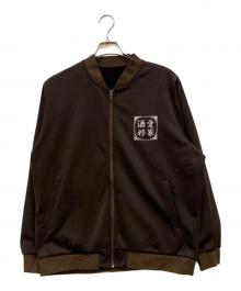 YOIDORE（ヨイドレ）の古着「リバーシブルスカジャン」｜ブラウン
