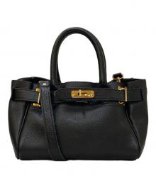 SITA PARANTICA（シータパランティカ）の古着「2WAYレザーハンドバッグ」｜ブラック