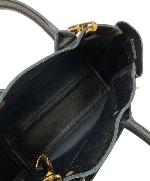 SITA PARANTICA（シータパランティカ）sita parantica (シータパランティカ) 2WAYレザーハンドバッグ ブラックの古着・服飾アイテム