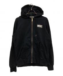 DIESEL（ディーゼル）の古着「ジップパーカー」｜ブラック