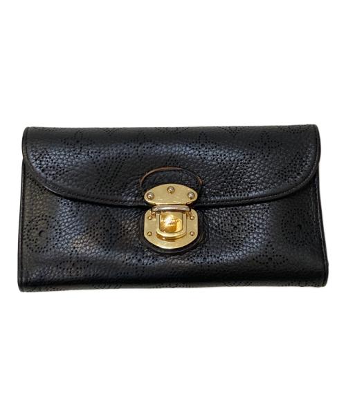 LOUIS VUITTON（ルイ ヴィトン）LOUIS VUITTON (ルイ ヴィトン) マヒナ ポルトフォイユ・アメリア ブラックの古着・服飾アイテム