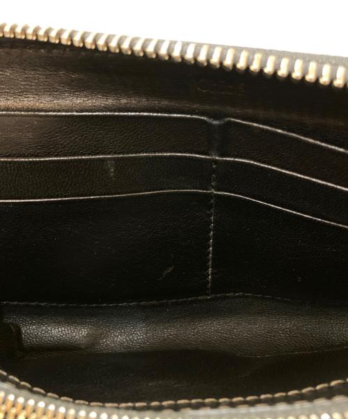 Chloe（クロエ）Chloe (クロエ) paddington ロングウォレット グレーの古着・服飾アイテム