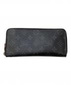 LOUIS VUITTONルイ ヴィトン）の古着「モノグラム・エクリプス ジッピーウォレット ヴェルティカル」｜ブラック