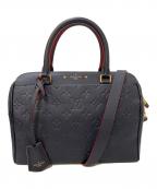 LOUIS VUITTONルイ ヴィトン）の古着「モノグラム・アンプラント スピーディバンドリエール25 マリヌルージュ」｜ネイビー