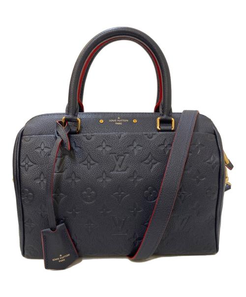 LOUIS VUITTON（ルイ ヴィトン）LOUIS VUITTON (ルイ ヴィトン) モノグラム・アンプラント スピーディバンドリエール25 マリヌルージュ ネイビー サイズ:25の古着・服飾アイテム